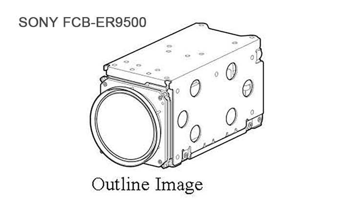 SONY FCB-ER9500轮廓图