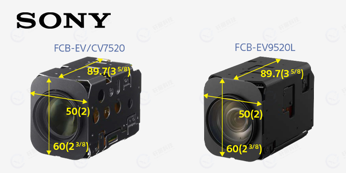 FCB-EV9520L与FCB-EV/CV7520 FCB-EV9520L与FCB-EV/CV7520