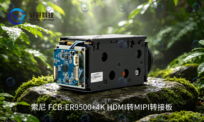 索尼FCB-ER9500+4K HDMI转MIPI转接板