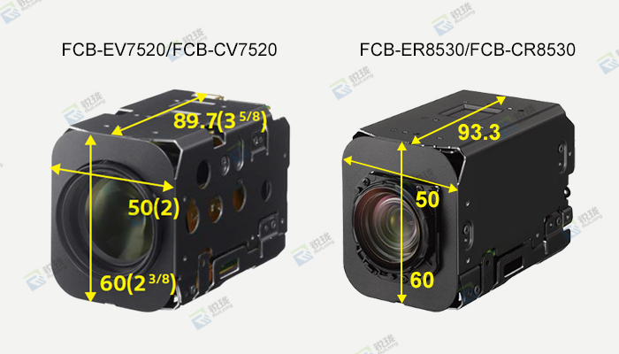 FCB-ER8530/FCB-CR8530与FCB-EV7520/FCB-CV7520
