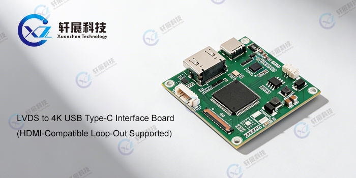 LVDS转4K USB Type-C视频采集板